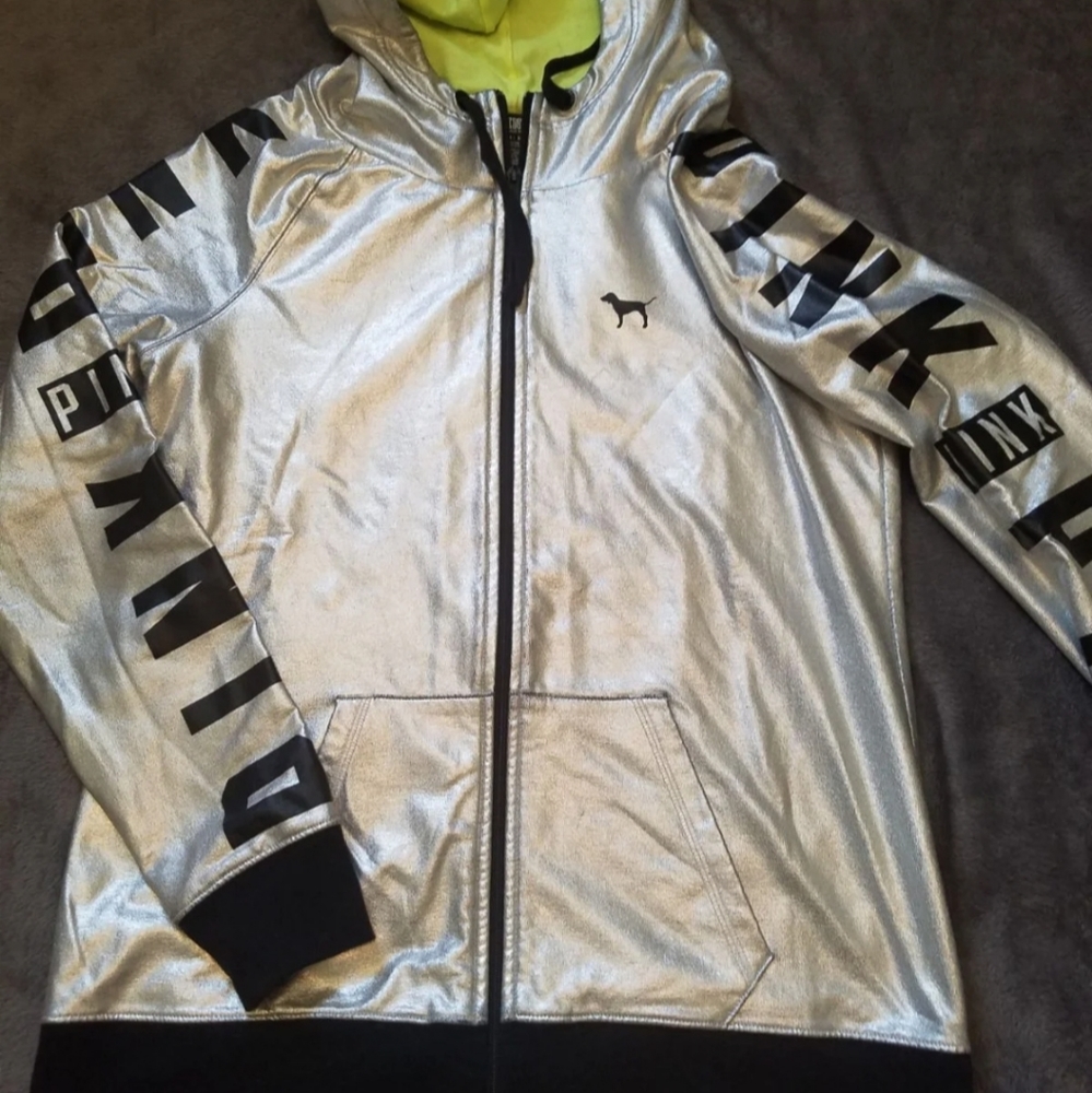 Rare Pink full zip hoodie